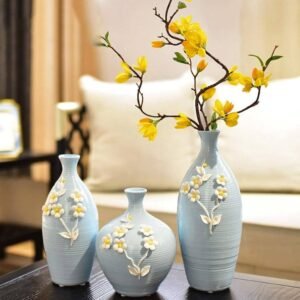 3 Pairs of Interior Decoration Ceramic Vase Artistic Decoration